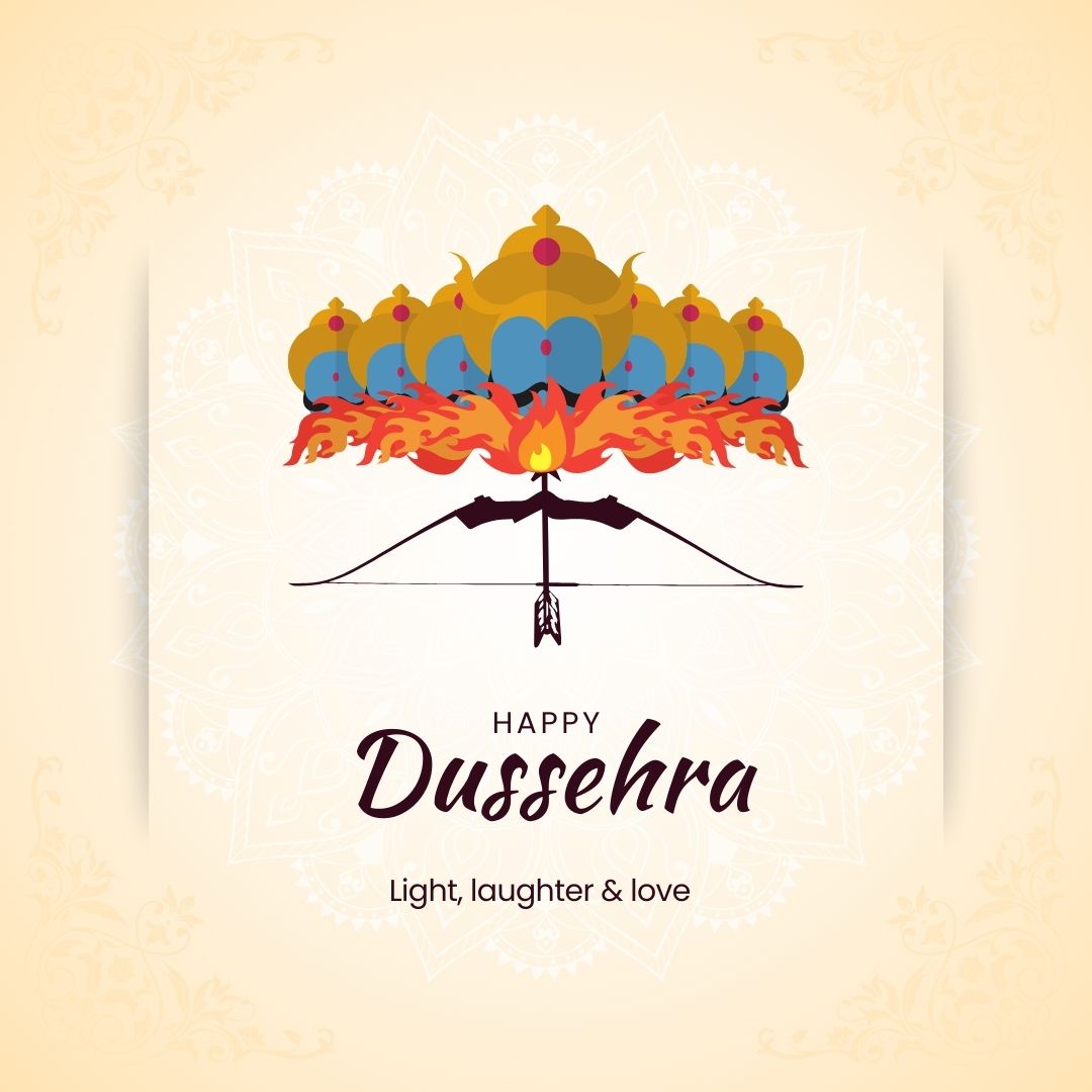 Happy Dussehra wishes - Smiles, sweets and festive joy for everyone